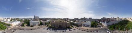 Панорама Площадь Ленина г.Воронеж. Фотография.