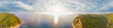 Панорама Джанхот Черное море. Джанхот. Фотография.