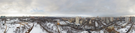 Парк Дружбы с высоты. Москва. Фотография.