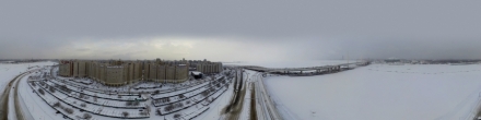 Западный Скоростной Диаметр (сьезд на наб. Макарова). Фотография.