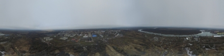 Вид на р. п. Усть-Донецкий с южной стороны. Фотография.