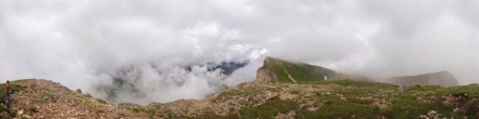 Вершина горы Большой Тхач. Фотография.