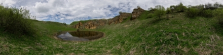 Озеро Тогай, весна (597). Тызыльское ущелье. Фотография.