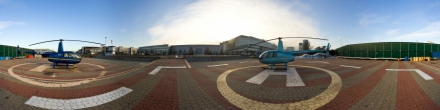 Вертолетная площадка. Москва. Фотография.