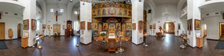 Свято-Троицкий собор, иконостас. Колпино. Фотография.