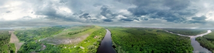 Река Дон в Подгоренском районе Воронежской области. Фотография.