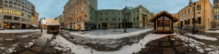 Камергерский переулок, Москва, декабрь 2017. Москва. Фотография.