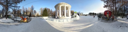 Новогодняя ёлка в парке Горького. Фотография.