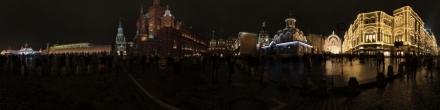 Красная Площадь и ГУМ.. Москва. Фотография.