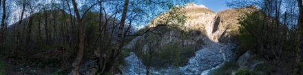 У водопада Зеркли (836). Черекское ущелье. Фотография.