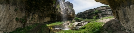 Водопад в Тызыльском ущелье (841). Тызыльское ущелье. Фотография.