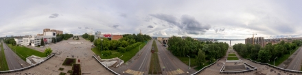 Центральная площадь Ижевска у Ижика. Фотография.
