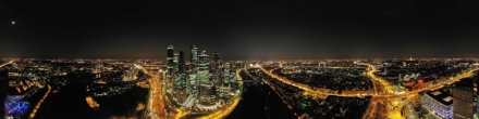 Москва-Сити с воздуха. Фотография.