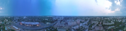 Иваново, летняя ночь перед грозовым днём. Фотография.
