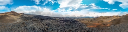 Лавовое поле извержения 2012-2013 г.г.. Толбачик. Фотография.