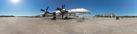 Противолодочный самолет Ту-142 . Фотография.