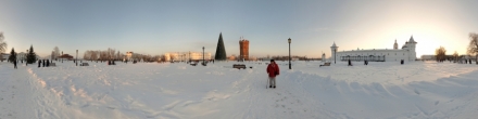 Красная площадь Тобольска. Тобольск. Фотография.