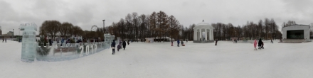 Зимний парк 2019. Крепость. Фотография.