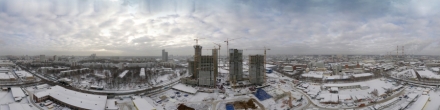 Строительство ЖК Level-Амурская. Январь 2019.. Москва. Фотография.