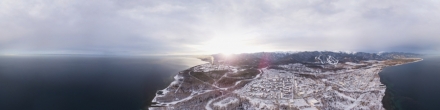 Рассвет над Байкальском. Фотография.