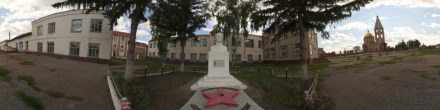 Памятник Сорокину Михаилу Яковлевичу. Фотография.