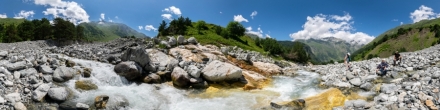 Река Метиан-суу (Ортозюрек) (1064). Ущелье Карасу. Фотография.