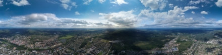 Орехово-Зуево с высоты 750м. Фотография.