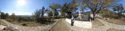 Место первоначального захоронения Лермонтова. Фотография.