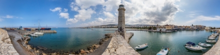 Маяк порта Ретимно, Крит.. Ретимнон. Фотография.