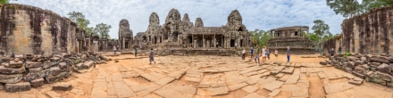 Буддийский храм Ангкор-Тхом. Северо-восточная сторона. Камбоджа.. Сиемреап. Фотография.