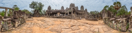 Буддийский храм Ангкор-Тхом. Северная сторона. Камбоджа.. Фотография.