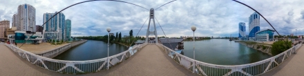 Мост Поцелуев. Краснодар. Фотография.