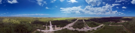 КП Раздолье, панорама с пруда. Фотография.