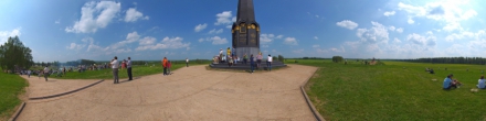 Памятник Бородинскому сражению.. Бородино. Фотография.