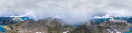 Пик географов, Озера Имеретинского горного узла. Фотография.