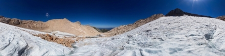 Ледник горы Фишт. Фотография.