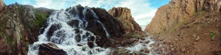 Батарейский водопад. Фотография.