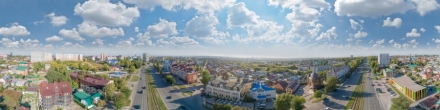 Панорама города Ульяновск. Фотография.