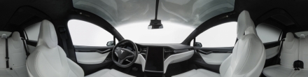 Tesla model X 2. Фотография.