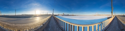 Казачий мост г. Магнитогорск. Магнитогорск. Фотография.