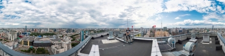 Крыша дома Хохрякова 63 (ЖК Тринити). Фотография.
