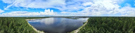 Обводненный карьер Дубровка 2. Фотография.
