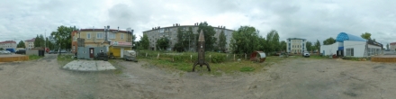 Ракета у меня во дворе. Архангельск. Фотография.