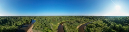 Селтинский район. Слияние рек Уть и Кильмезь. Фотография.