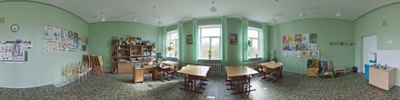 Детская художественная школа. 2 этаж. 18 кабинет. Комсомольск-на-Амуре. Фотография.