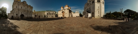 Храмовый комплекс в Кремле. Москва. Фотография.