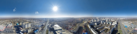Промышленный район с воздуха. Ставрополь. Фотография.