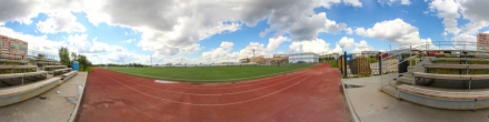 Усинский стадион. Фотография.