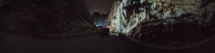 Чегемские водопады ночью (436). Чегемские водопады. Фотография.
