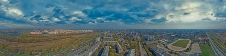 3D Панорама Івано-Франківськ вул.Набережна Videomonter. Фотография.
